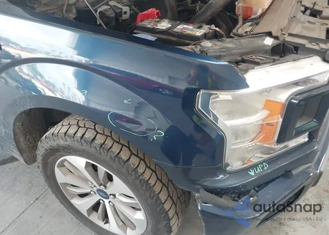 2018 Ford F150 Super Cab из США, поврежденный, VIN 1FTEX1CP2JKF99876